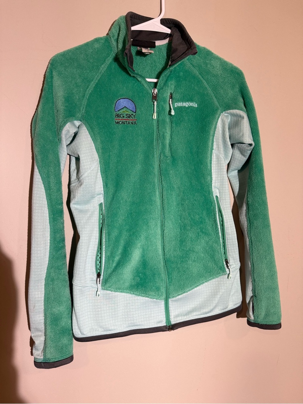 Patagonia Women's R2 Green Full-Zip Fleece Jacket